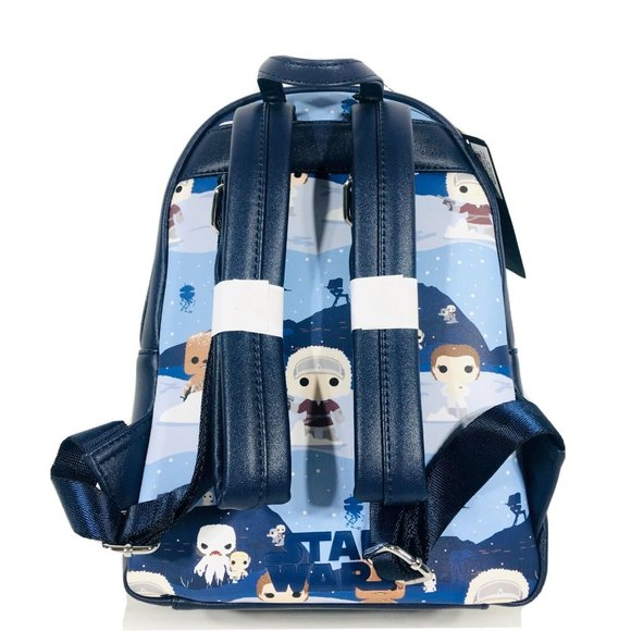Loungefly Star Wars Hans Solo Princess Leia On Hoth Mini Backpack Exclusive main image 9